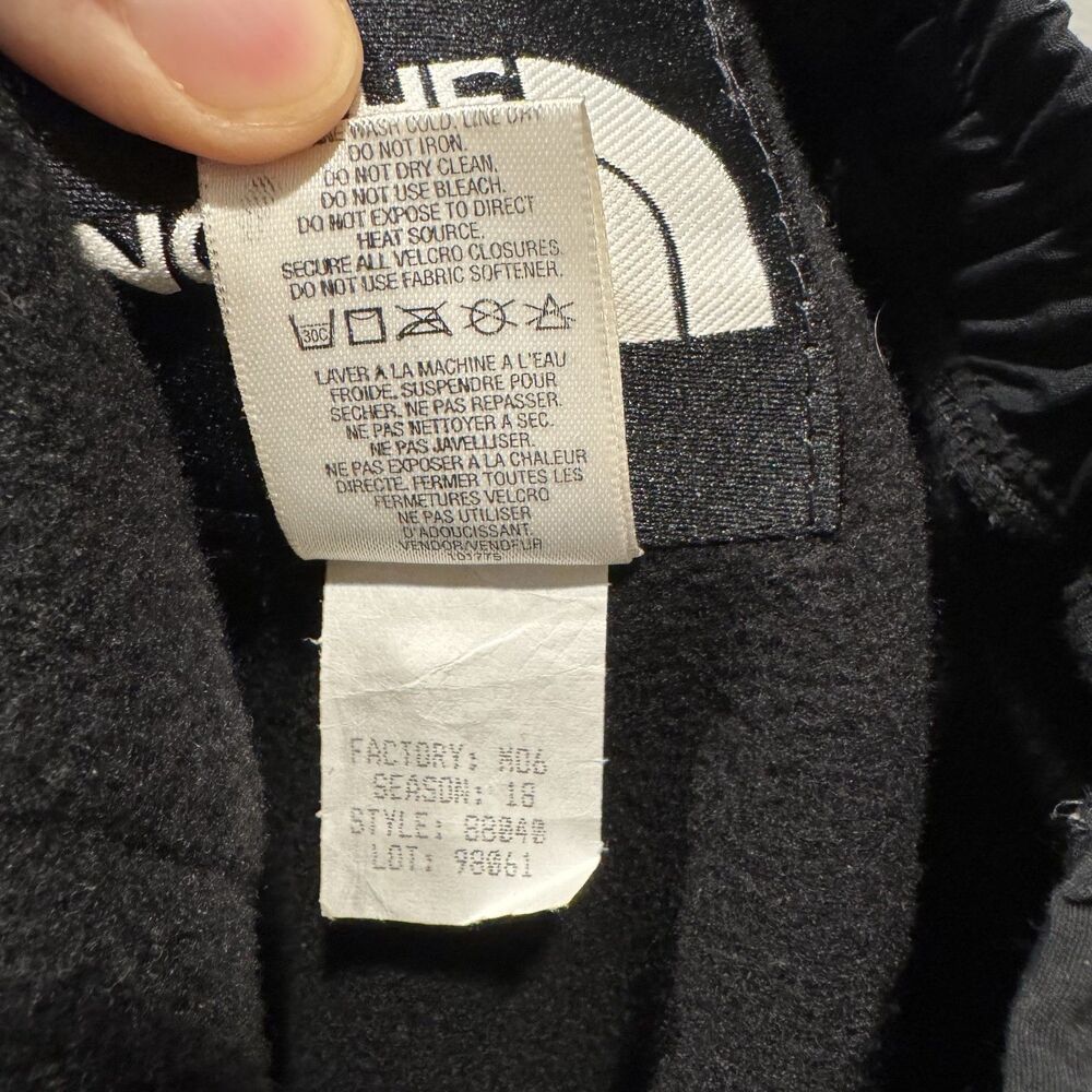The North Face Denali Pants Full Zip Fleece Black Nylon Knee Gorpcore Mens Small - Picture 3 of 11